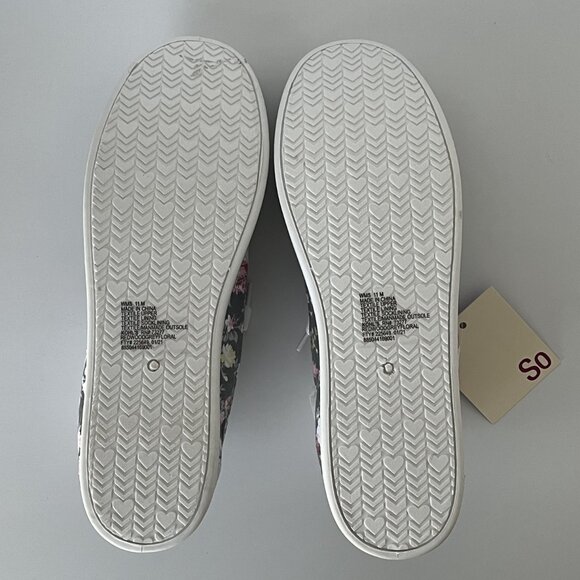 So Floral Comfy Memory Foam Sneakers Women's Size 11-NWT- Rare - Picture 5 of 8